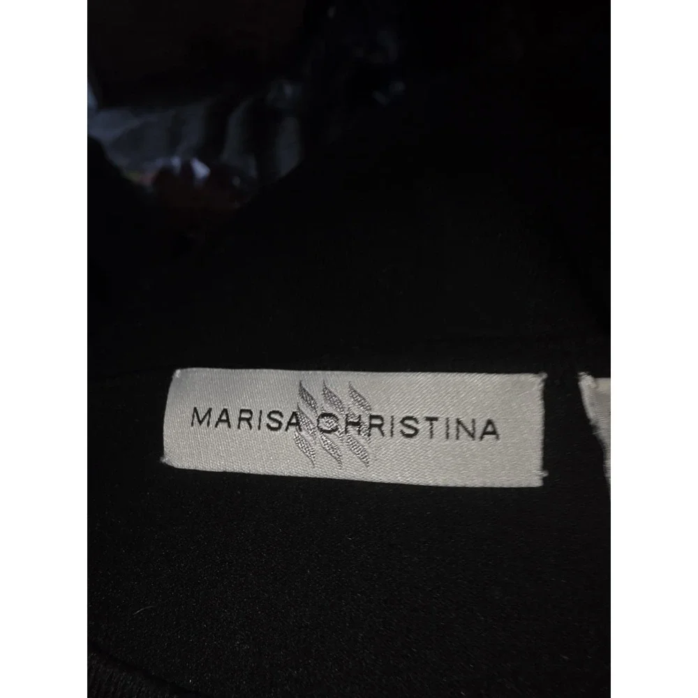 marisa christina Butterfly Sweater. Black With White Butterflies. Size L.18-20